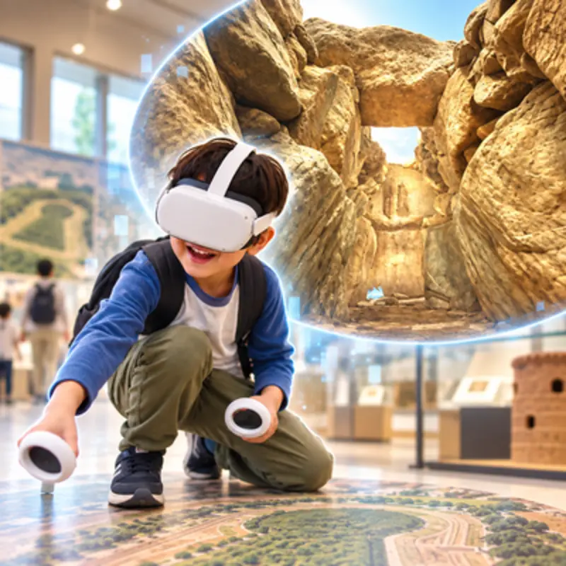 古墳VR体験のイメージ